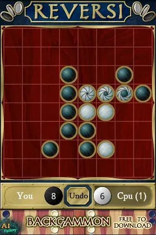 Скачать взломанную Reversi — Без рекламы и подсказки — скриншот 2 Скачать взломанную Reversi — Без рекламы и подсказки — скриншот 2