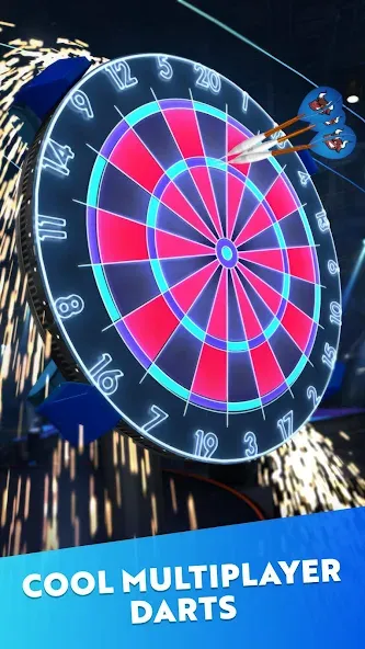 Скачать Darts of Fury MOD APK — Безлимитные деньги и все разблокировано — скриншот 1