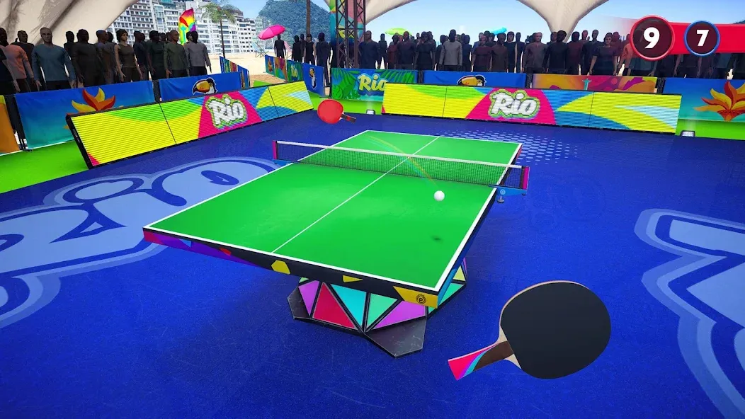 Ping Pong Fury MOD APK — Безлимитные деньги и энергия — скриншот 2