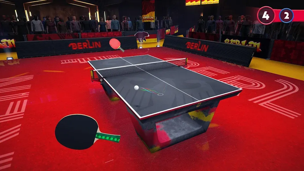 Ping Pong Fury MOD APK — Безлимитные деньги и энергия — скриншот 4