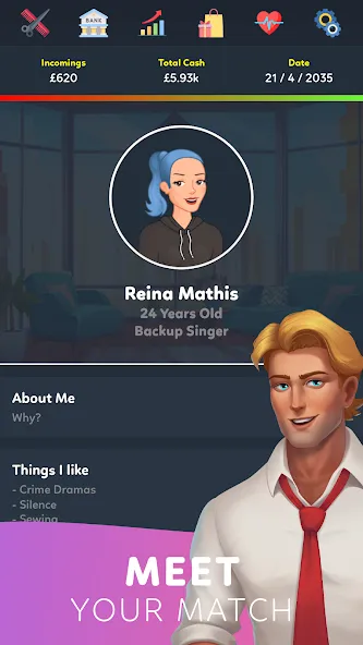 Life Simulator 3 - Real Life MOD APK на Android — Безлимитные деньги и высокий доход — скриншот 3 Life Simulator 3 - Real Life MOD APK на Android — Безлимитные деньги и высокий доход — скриншот 3