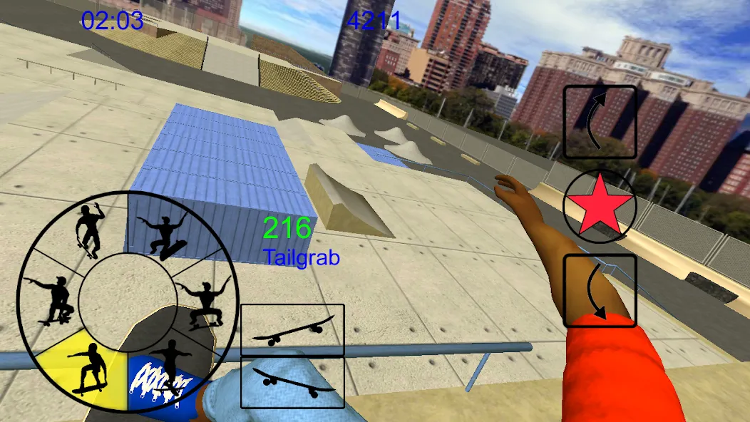Skating Freestyle Extreme 3D — Безлимитные деньги и все трюки открыты — скриншот 3 Skating Freestyle Extreme 3D — Безлимитные деньги и все трюки открыты — скриншот 3