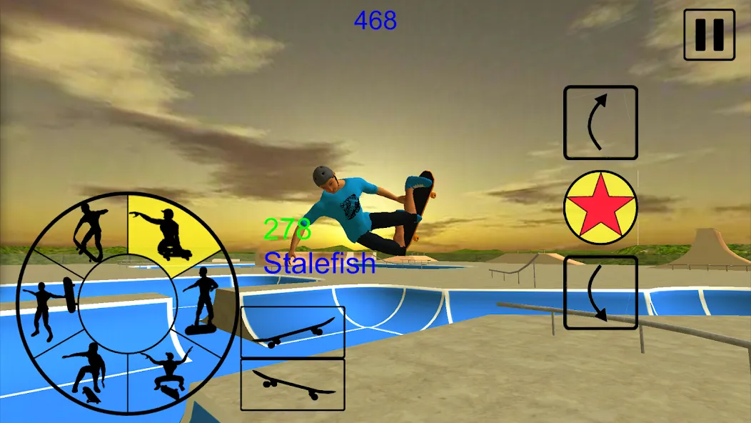 Skating Freestyle Extreme 3D — Безлимитные деньги и все трюки открыты — скриншот 4 Skating Freestyle Extreme 3D — Безлимитные деньги и все трюки открыты — скриншот 4