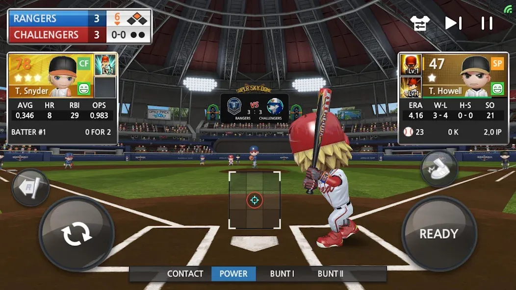 BASEBALL 9 на Андроид — Безлимитные деньги и энергия — скриншот 1