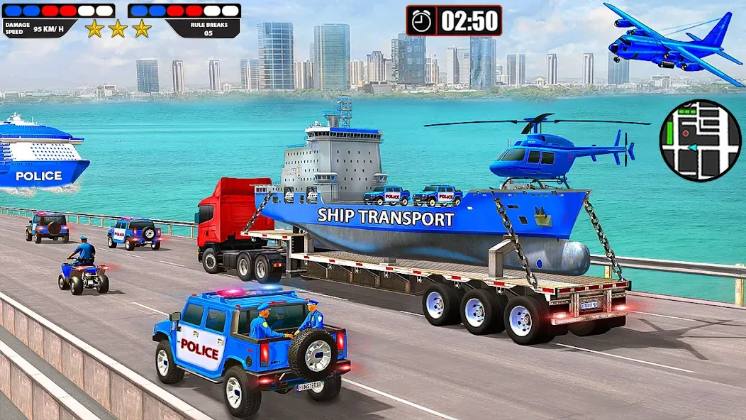 Police Car Driving: Car Games — Безлимитные деньги и топливо — скриншот 5