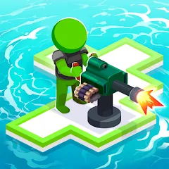 Скачать взлом War of Rafts: Crazy Sea Battle на Андроид — Безлимитные ресурсы и усиленный плот