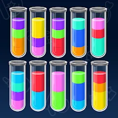 SortPuz 3D: Water Color Sort MOD — Безлимитные монеты и все уровни на Андроид