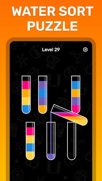 Скачать Water Sort Puzzle Color Game на телефон — Без рекламы и все уровни открыты — скриншот 3