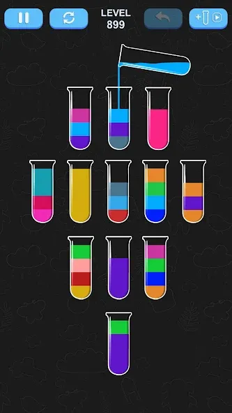 Water Sort Puzzle MOD — Без рекламы и все уровни открыты на Андроид — скриншот 2