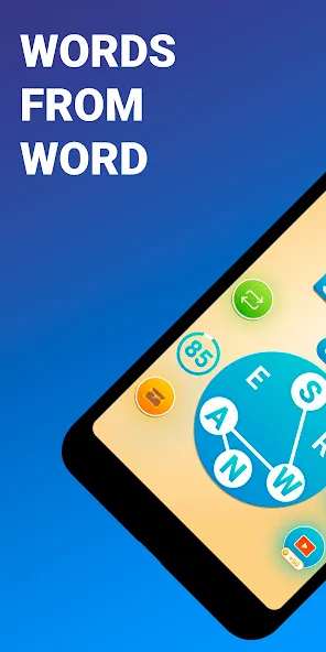 Скачать взломанную Words from word: Crosswords — Безлимитные подсказки и монеты — скриншот 1 Скачать взломанную Words from word: Crosswords — Безлимитные подсказки и монеты — скриншот 1