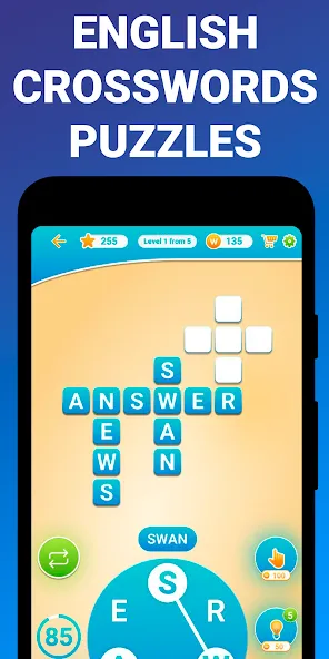 Скачать взломанную Words from word: Crosswords — Безлимитные подсказки и монеты — скриншот 5 Скачать взломанную Words from word: Crosswords — Безлимитные подсказки и монеты — скриншот 5