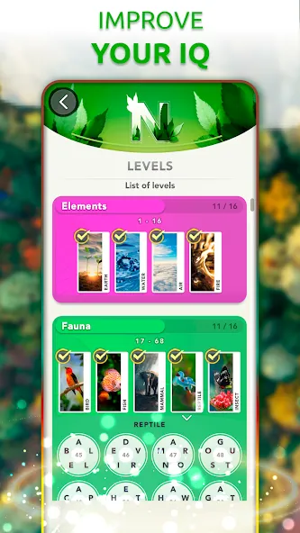 Word Connect - Words of Nature MOD APK на Android — Безлимитные подсказки и открытые уровни — скриншот 5 Word Connect - Words of Nature MOD APK на Android — Безлимитные подсказки и открытые уровни — скриншот 5