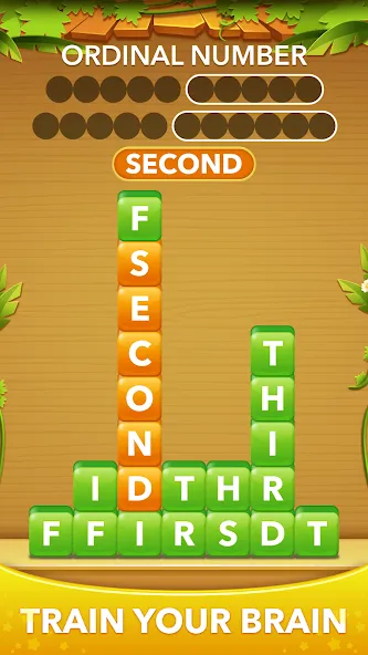 Word Heaps -Connect Stack Word на Андроид — Безлимитные подсказки и открыты все уровни — скриншот 1