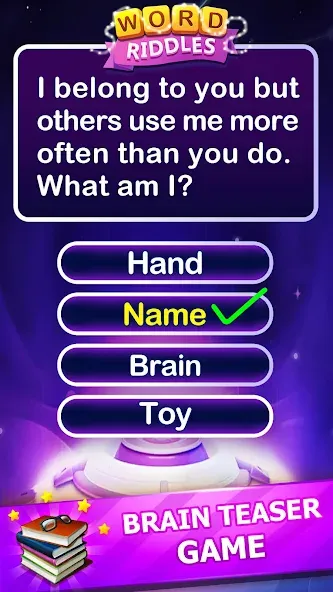 Word Riddles - Offline Word Ga на Андроид — Мод Открыты все уровни без рекламы — скриншот 3