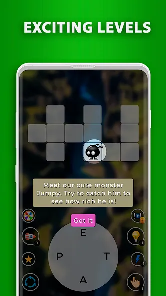WOW 2: Word Connect Game — Мод: Безлимитные подсказки и открыты все уровни — скриншот 3 WOW 2: Word Connect Game — Мод: Безлимитные подсказки и открыты все уровни — скриншот 3