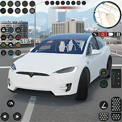 Electric Tesla Model X Driver MOD APK — Безлимитные деньги и все машины открыты