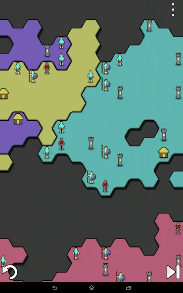 Antiyoy Classic на Андроид — Мод Безлимитные ресурсы и открыты все уровни — скриншот 2