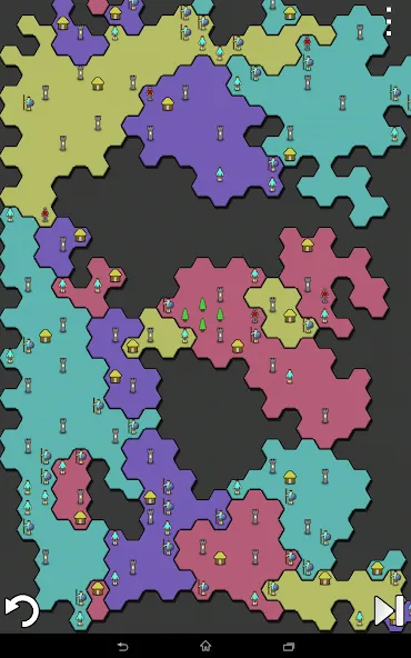 Antiyoy Classic на Андроид — Мод Безлимитные ресурсы и открыты все уровни — скриншот 4