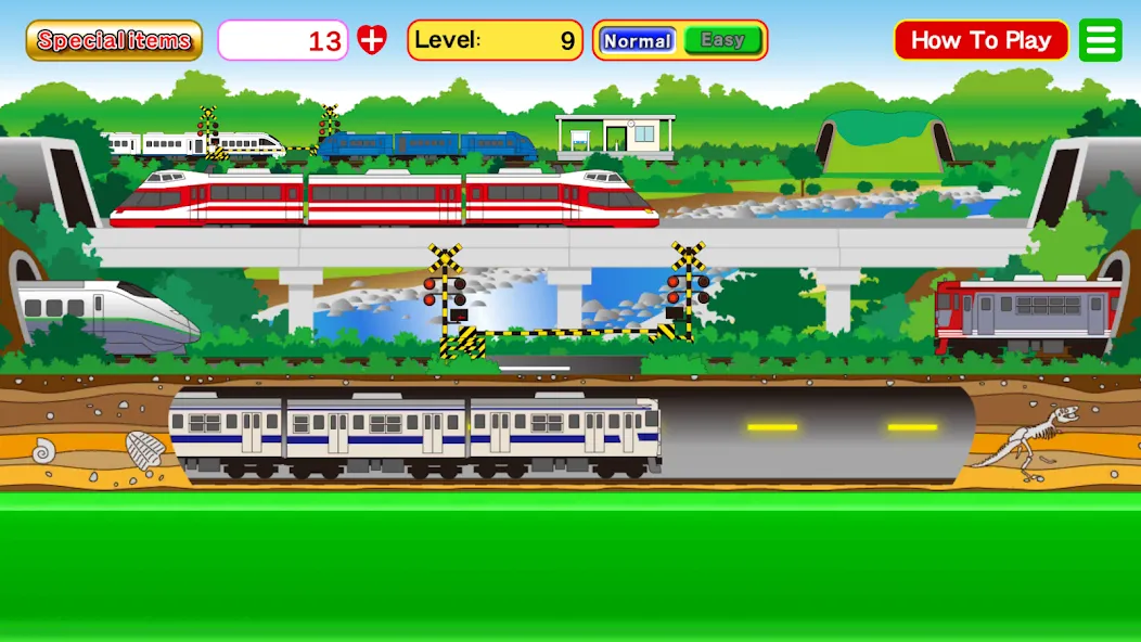 Train Zoom-Zoom MOD APK на Android — Безлимитные деньги и открыты все поезда — скриншот 1