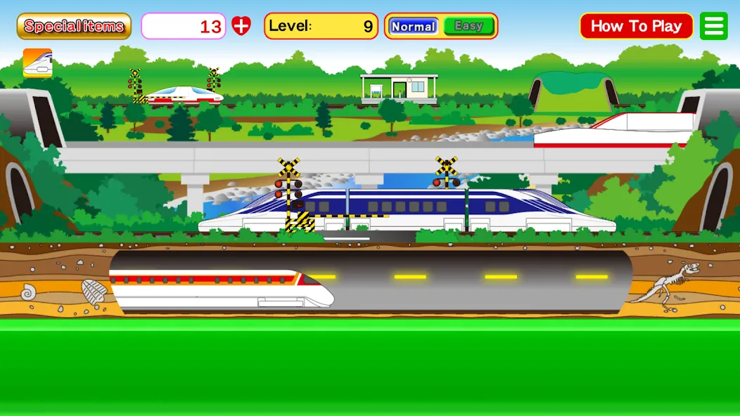 Train Zoom-Zoom MOD APK на Android — Безлимитные деньги и открыты все поезда — скриншот 3