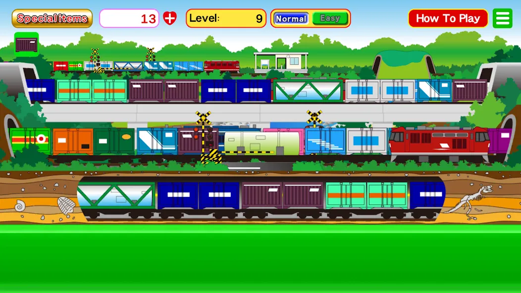 Train Zoom-Zoom MOD APK на Android — Безлимитные деньги и открыты все поезда — скриншот 5